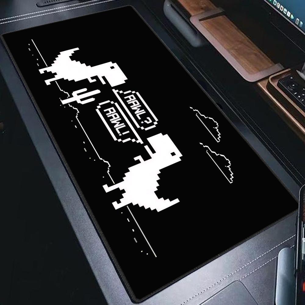 Gaming Accessories Shop - 恐竜柄XXLマウスパッド、滑り止め加工のデスクマット、カフェ風プレイマット、コンピューター周辺機器、キーボードマット、マウスパッド HYBXAXC