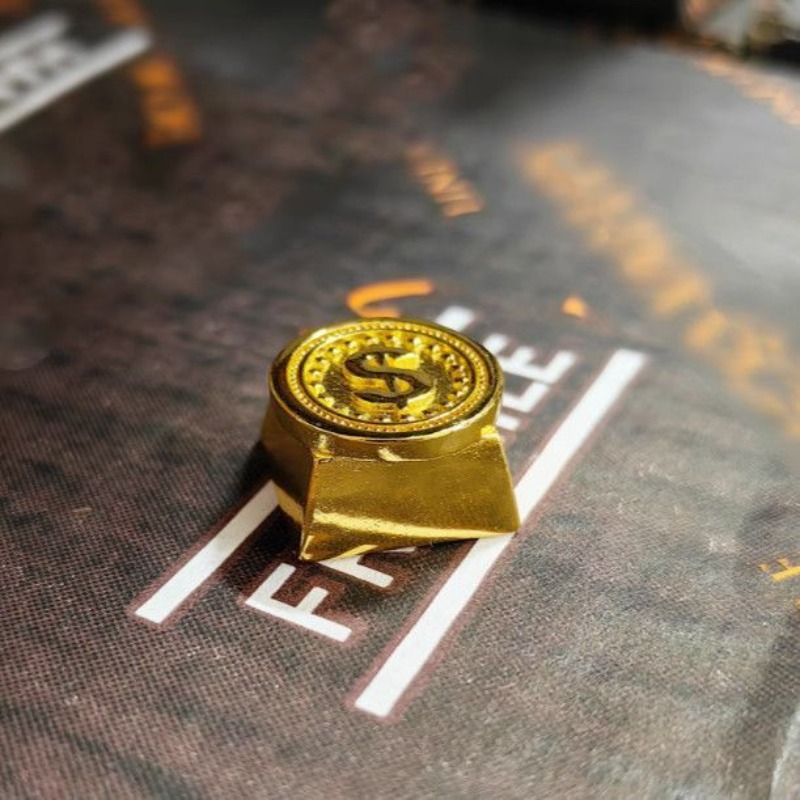 新しいUSDゴールドコインテーマアニメキーキャップメカニカル - Gaming Accessories Aesthetic のレビューと価格